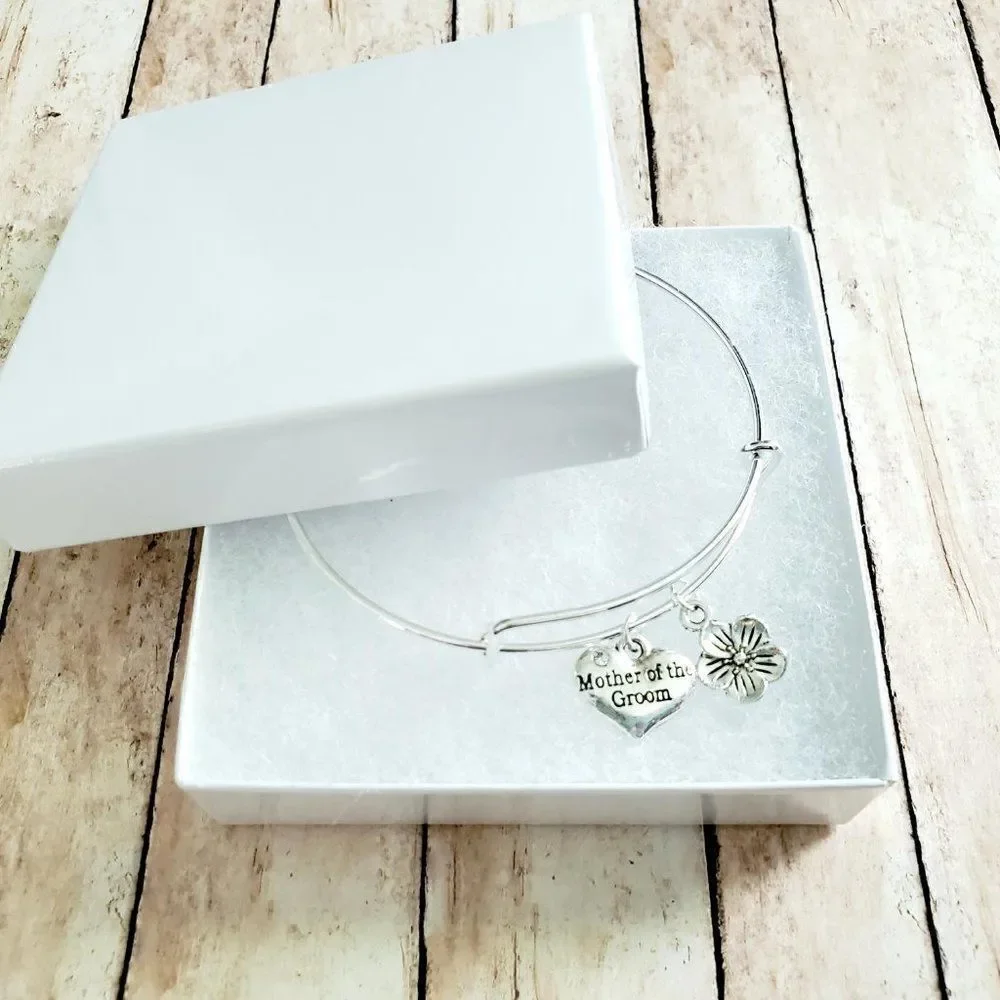 Mother of the Groom Wedding Bracelet, Mother Son Gift